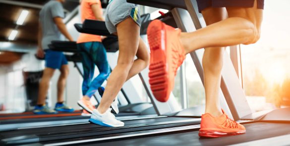 Picture of people running on treadmill in gym